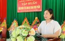 Chiều ngày 13/8/2022 UBND xã Khuyến Nông tổ chức hội nghị tập huấn kiến thức về an toàn thực phẩm cho các hộ kinh doanh thực phẩm trên địa bàn xã Khuyến Nông.