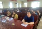 Xã Khuyến Nông, tổ chức hội nghị lập hồ sơ sức khỏe điện tử cho nhân dân trên địa bàn toàn xã.