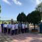 Xã Khuyến Nông tổ chức Lễ dâng hương và thắp nến tri ân tại đài tưởng niệm liệt sỹ nhân kỷ niệm 75 năm ngày Thương binh liệt sỹ 27/7/1947- 27/7/2022