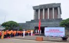 Học sinh giỏi Trường THCS Khuyến Nông, huyện Triệu Sơn, tỉnh Thanh Hóa báo công dâng Bác